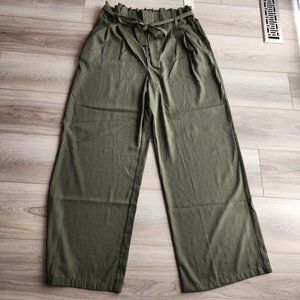 Green wide leg pants, XXl